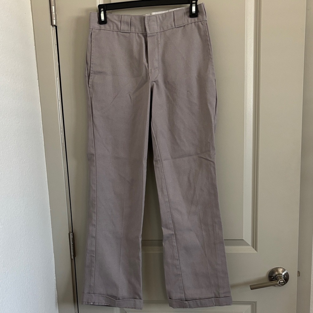Dickies Men's Straight-Leg Pants in Light Gray